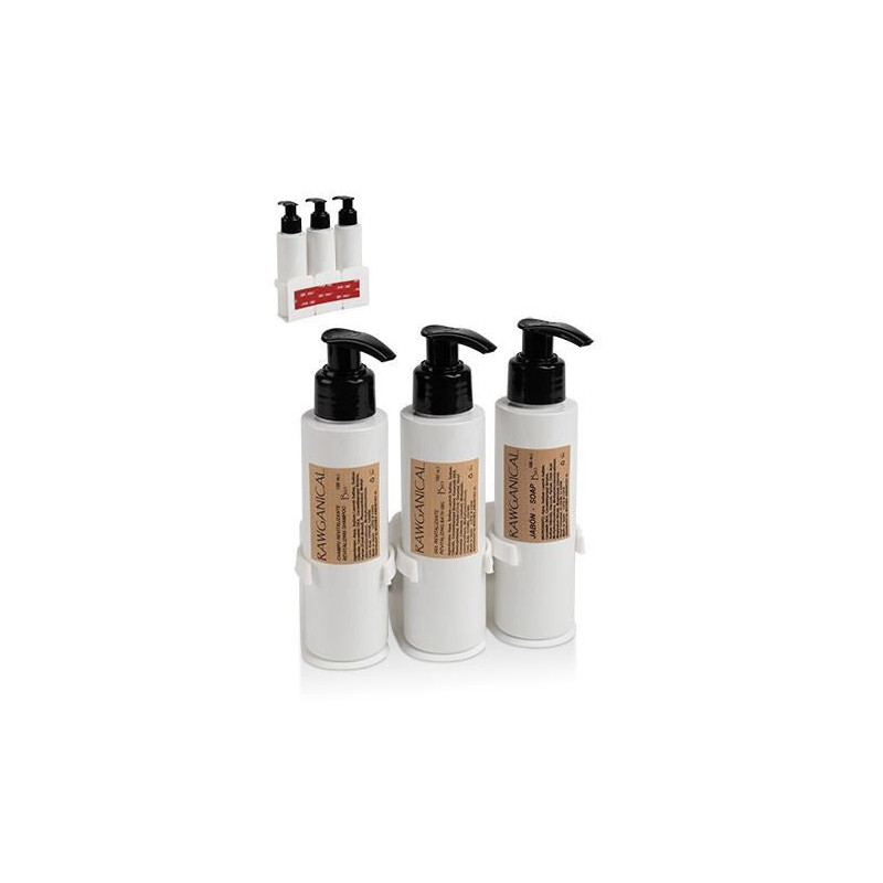Dreifachhalter mit 100-ml-Spenderflaschen