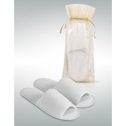 Slipper made of cotton with non-slip sole 