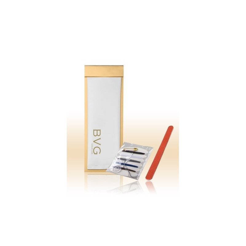 Kit de costura + lixa de unha com estojo - 250 Unidades