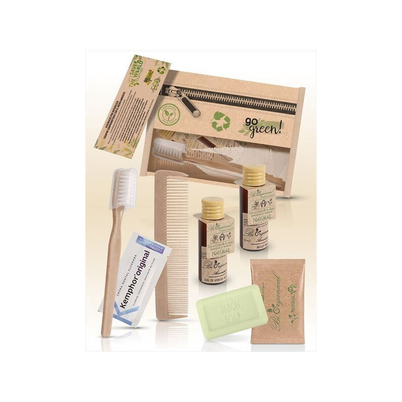 Échantillon de trousse de toilette bio Luxe