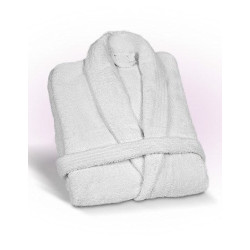 Accappatoio in spugna di cotone bianco 450g
