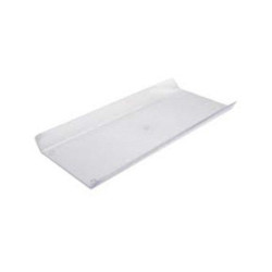 Sturdy white tray for amenities (26 x 13 cm)