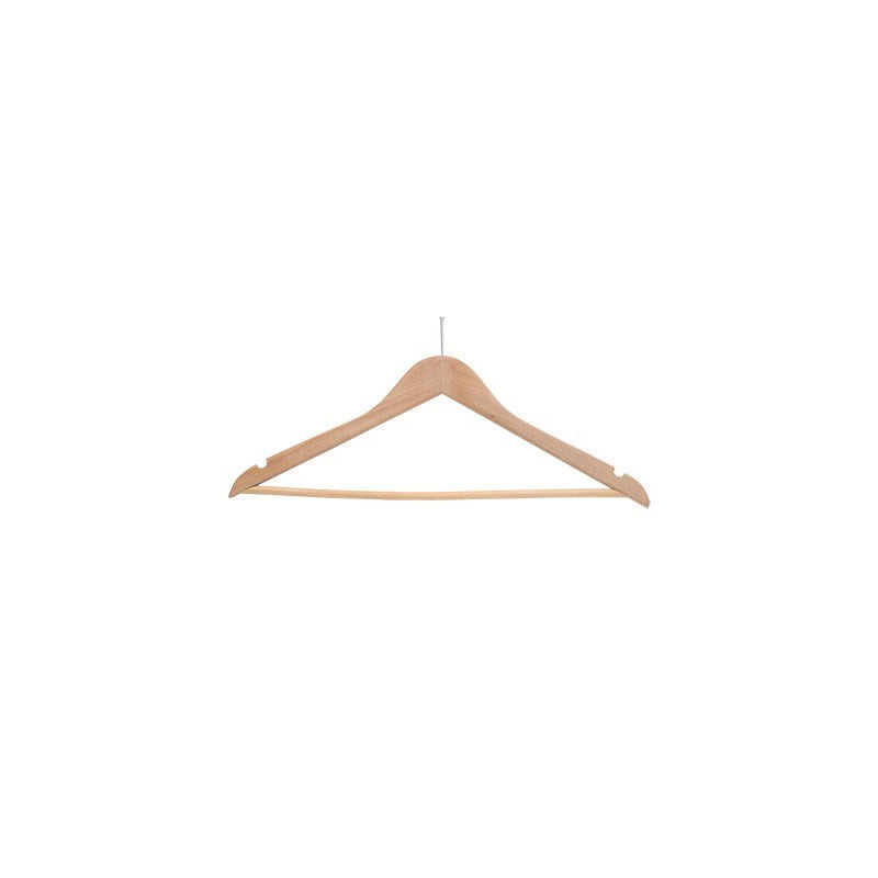 Perchas madera con antirrobo - 10 unidades