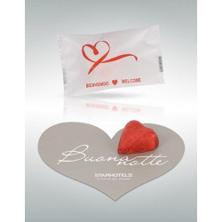 Coração de chocolate - 300 Unidades