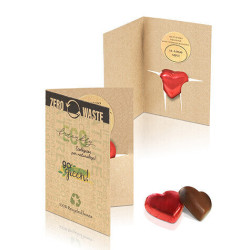 Bombón de chocolate de bienvenida con soporte - 140