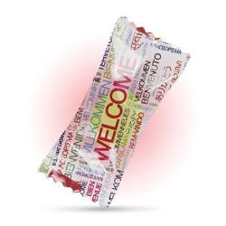 Welcome candies in different colours