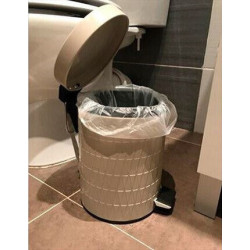 Sacchetti della spazzatura trasparenti 45cm x 35cm