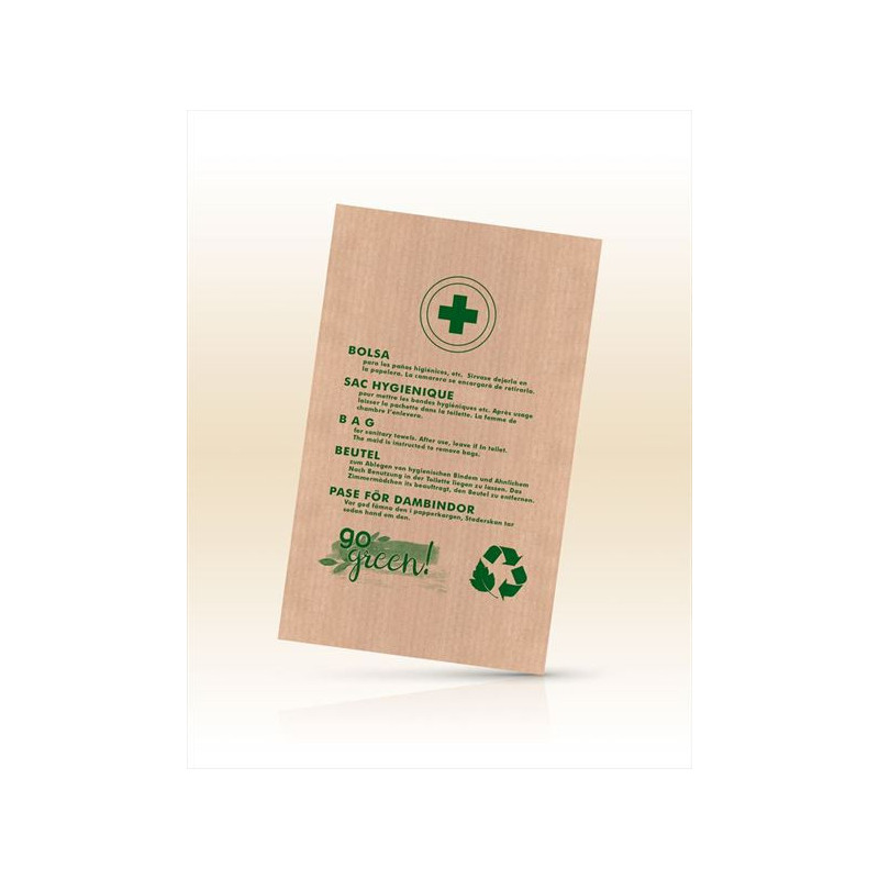 Bolsa biodegradable para paños higiénicos