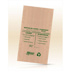 Sac à linge écologique jetable.