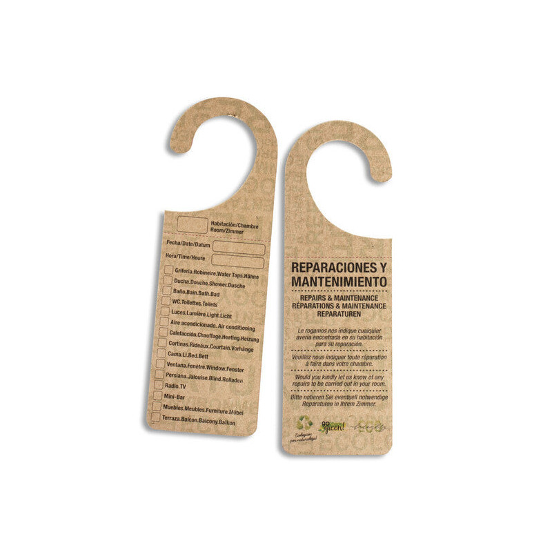 Colgador Bio para puerta con aviso reparaciones