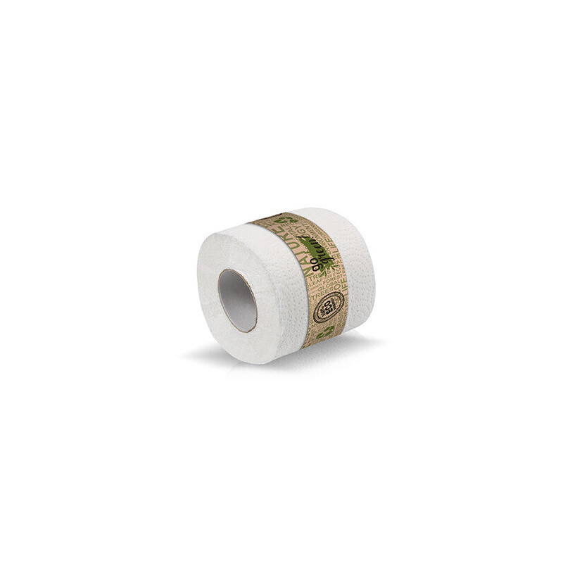 Toilet paper roll with warranty seal - 60 pieces