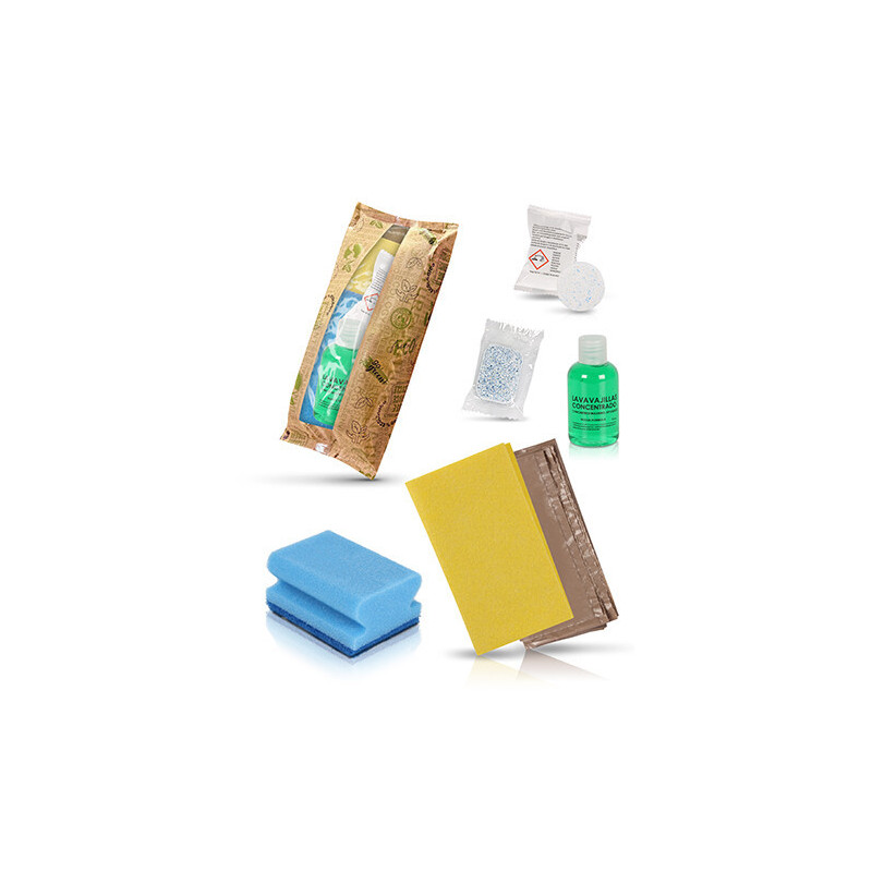 Kit de Nettoyage dans un sac biodégradable 9