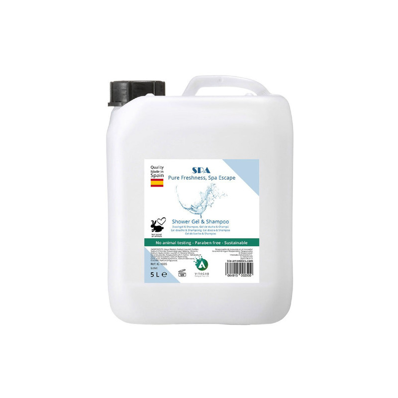 Champú y Gel de Ducha SPA de Vitacab, Aroma Fresco