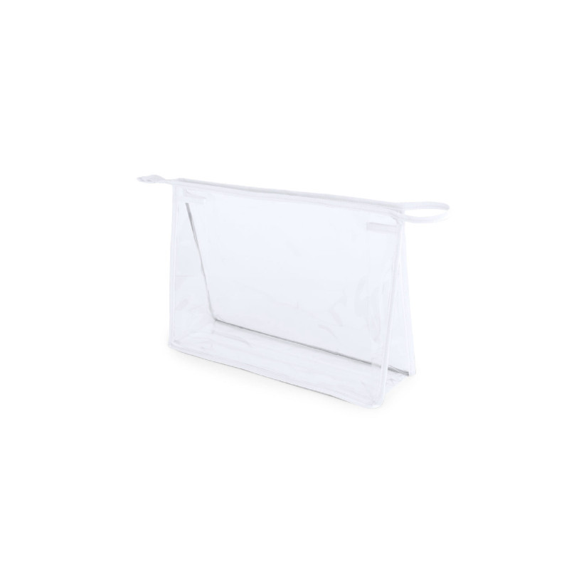 Barcelona White Toiletry Bag - 100 Units