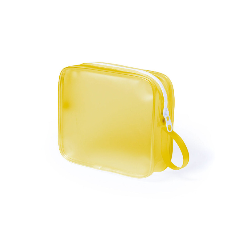 Cork Yellow Toiletry Bag - 30 Units