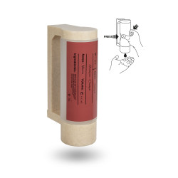 Soporte con botella dispensadora vacía de 400 ml