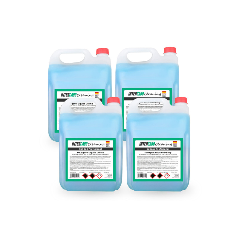 4 Detergenti liquidi per bucato 5L Ideali per hotel