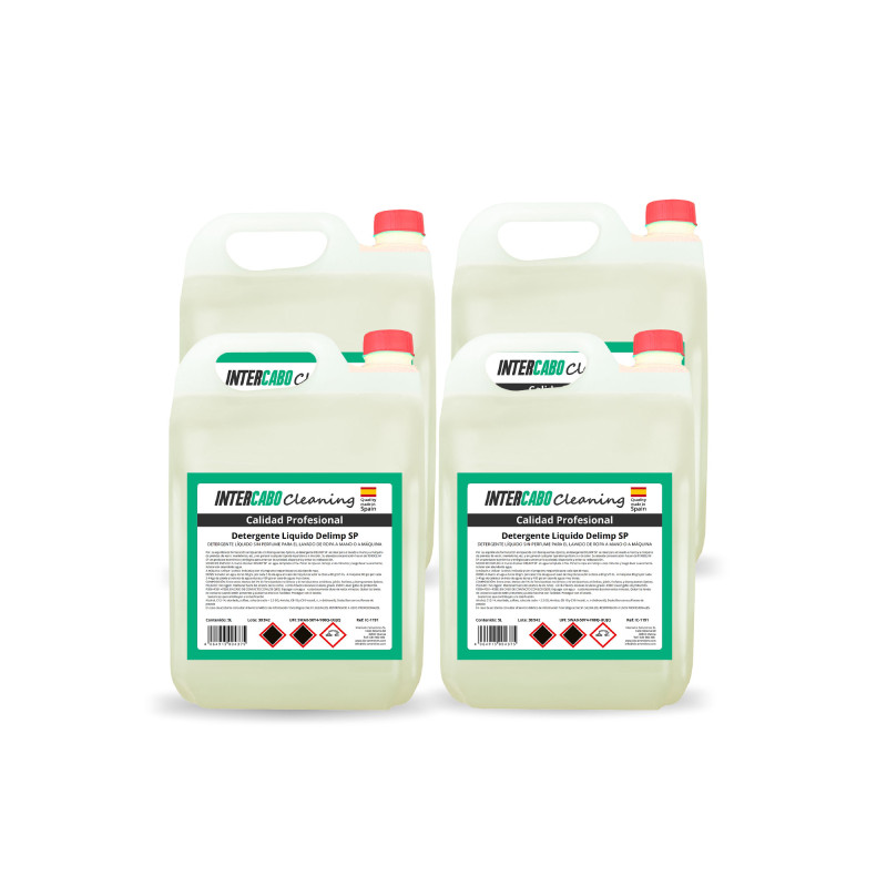 Fragrance-Free Liquid Detergent 4x5L for Hotels