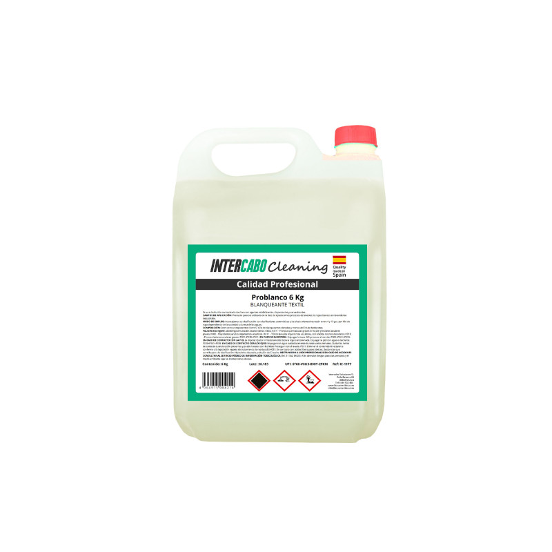 Textile Bleach with Chlorine for Hotels 5L