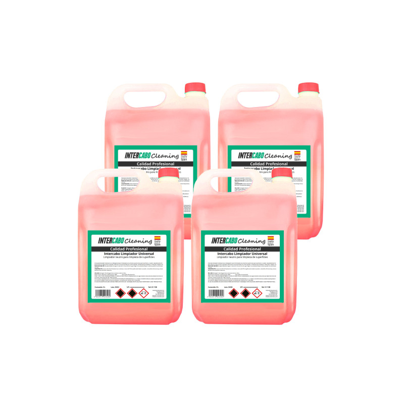 4 x 5L Nettoyant Universel pour Sols et Surfaces