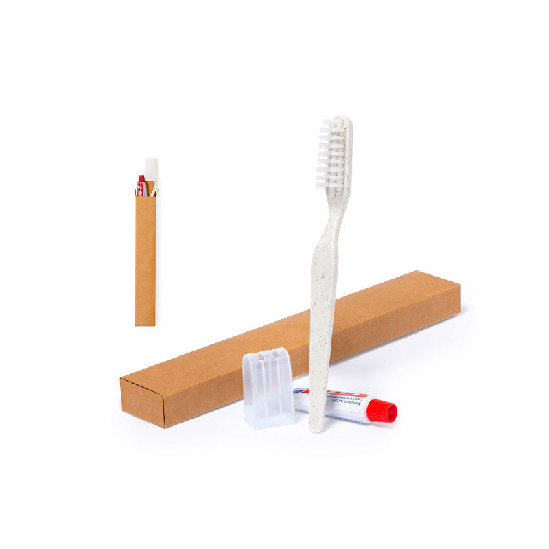 Kit dental ecológico em estojo reciclado