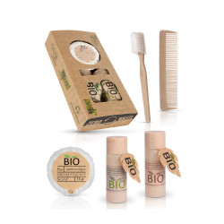 Set de higiene completo en caja Bio - 100 unidades
