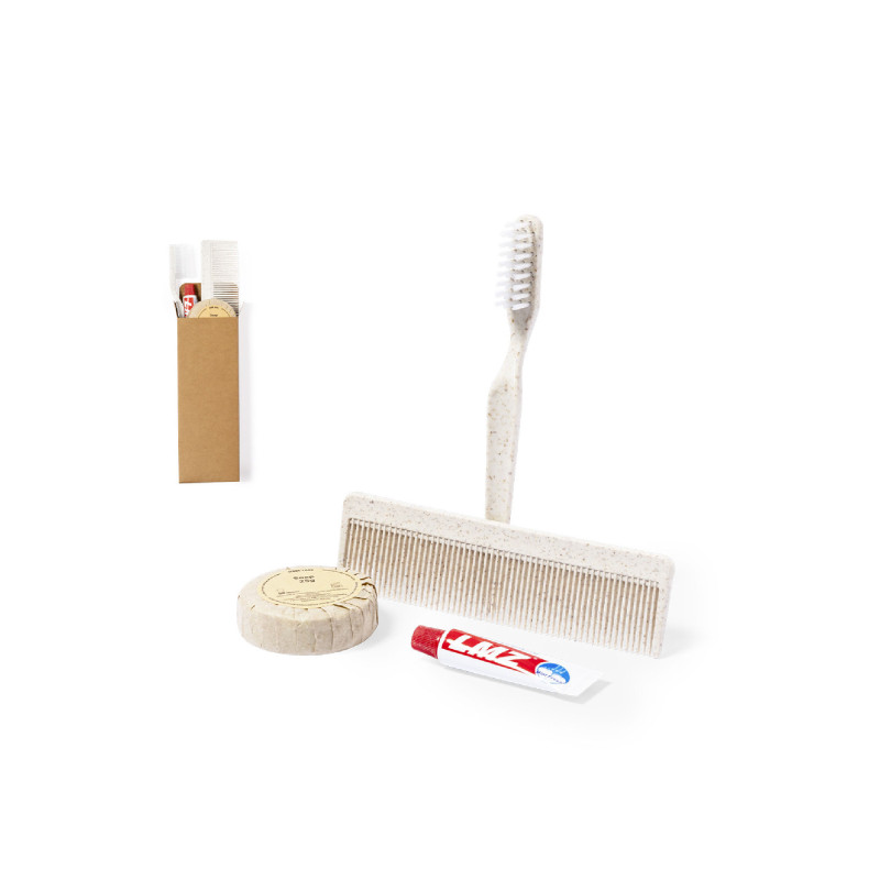 200 Set igiene ecologici con scatola kraft