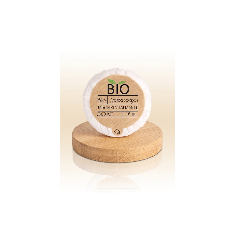 Porte-savons ronds en bois naturel | Pack de 10 pcs