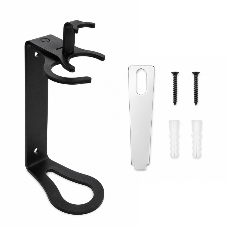 Supreme – Soporte de pared para dispensador de jabón, acero inoxidable 304, con cierre antirrobo y resistente al salitre