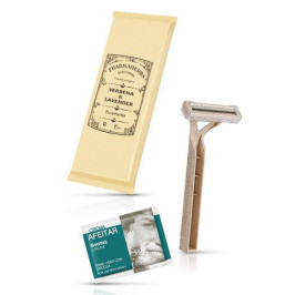 Sugar cane shaving kit with razor + Shaving cream