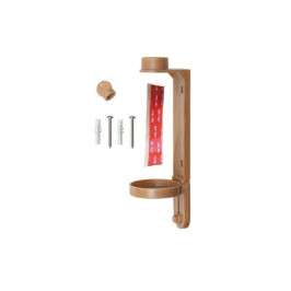 BIO wall support with screws and 3M adhesive for hotel dispensers