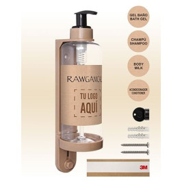 Set de 3 productos Rawganical más jabón de manos para artículos de cortesía de hotel