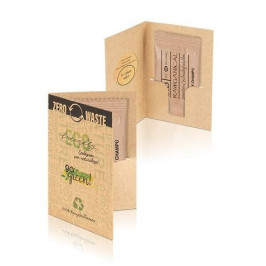 Sachet de gel douche et shampooing en présentoir pour hôtels