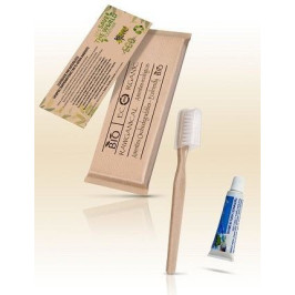 Kit dental con cepillo y pasta en tubo – caja de 300 unidades