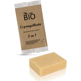 Esponja com gel de banho incluído para hotéis