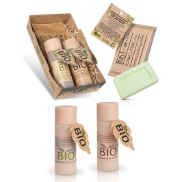BIO amenities set on presentation tray – pack of 50 units