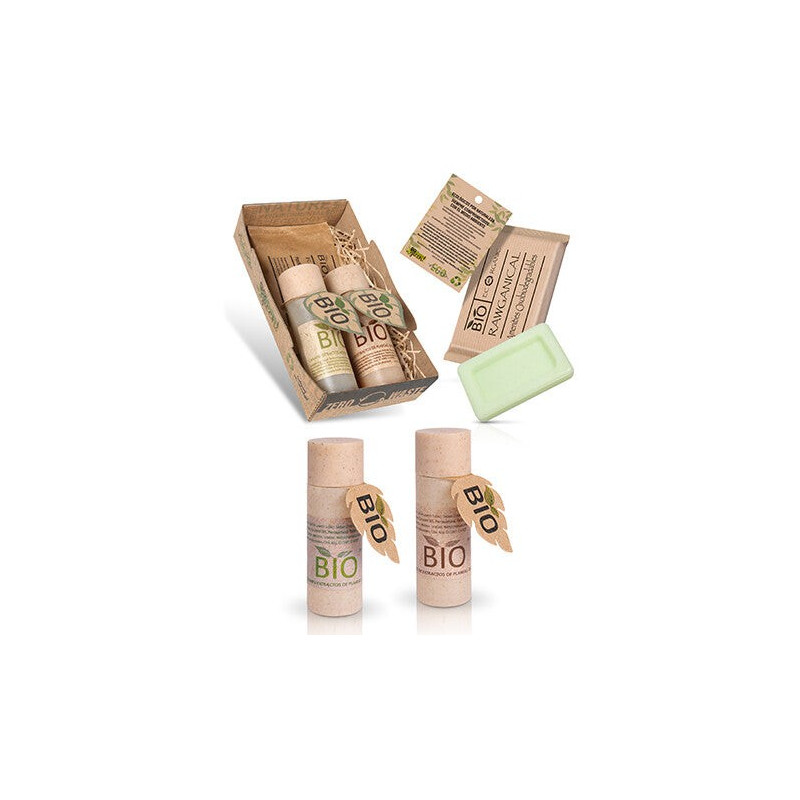BIO amenities set on presentation tray – pack of 50 units