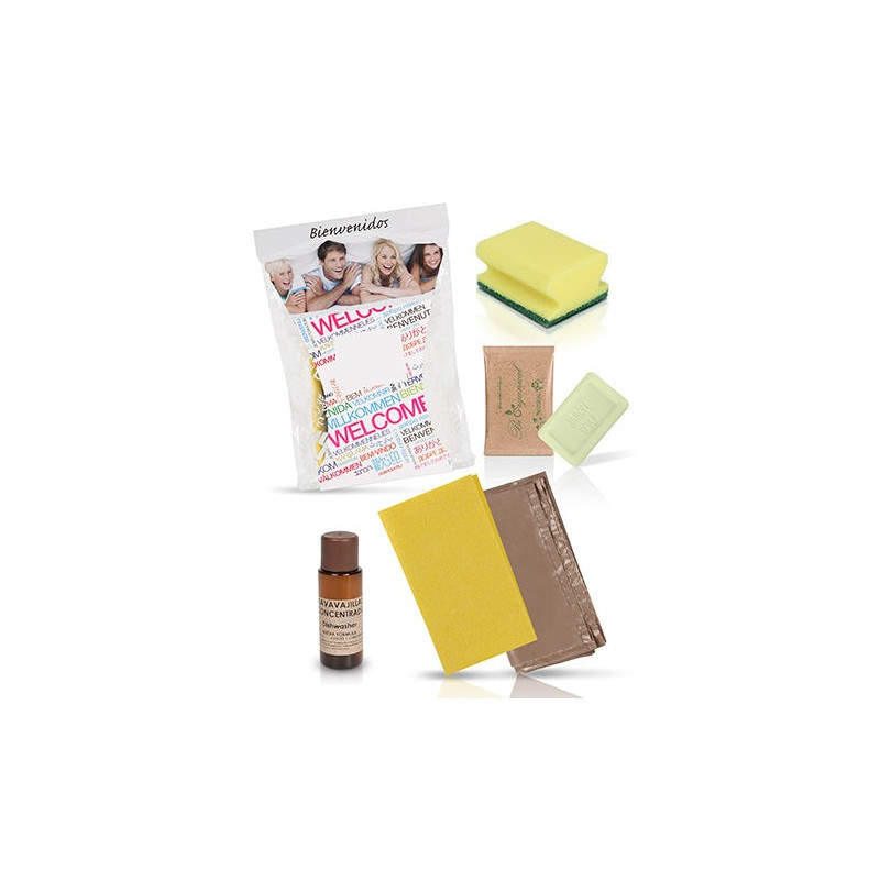 Kit 5 di pulizia per appartamenti - 50 unità