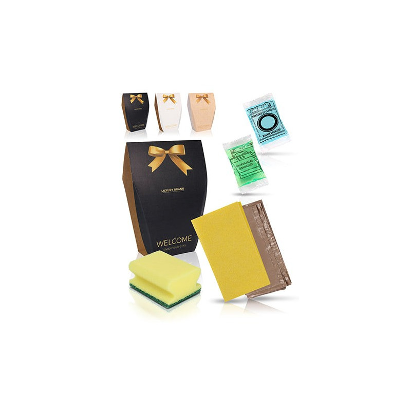 Kit 3 de nettoyage pour la cuisine de l’hébergemen