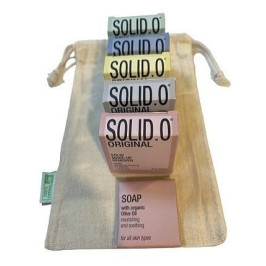 Bio bag with solid cosmetics 6 pieces
