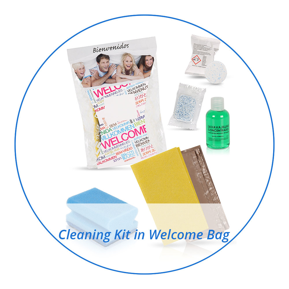 Cleaning Kit in Welcome Bag