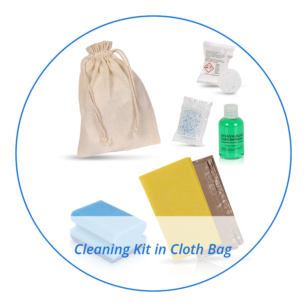 Cleaning Kit in Cloth Bag
