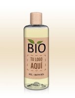 20 botellas gel 300ml personalizado Go Green Bio