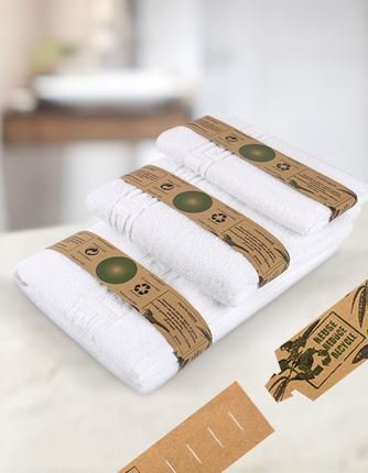 Precinto de garant&iacute;a para toallas limpias