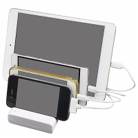 Borne de recharge pour smartphones et tablettes.