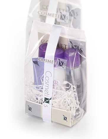 Cosmetix Set Violette Ar&ocirc;me 3 bottles + soap