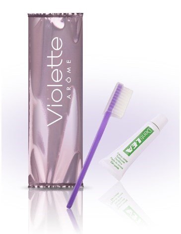 Kit de higiene dental 2 unidades con pasta en tubo &quot;Violette Arome&quot;