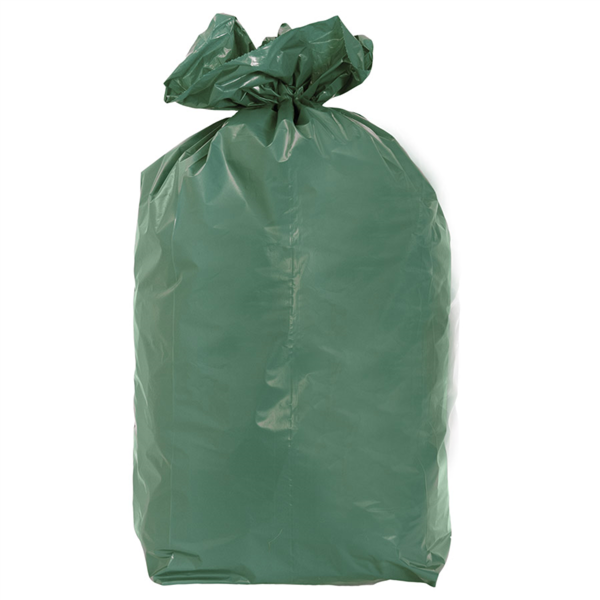 10 sacchi per la raccolta differenziata verdi (vetro) da