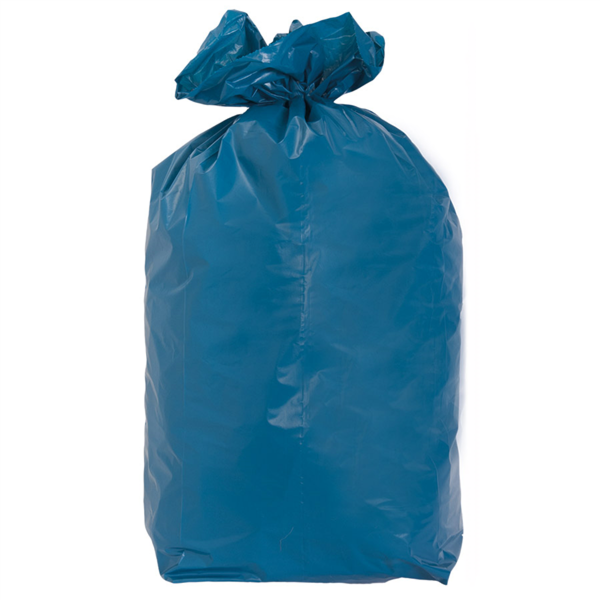 10 bolsas de reciclaje azules (papel y cart&oacute;n) 100L.