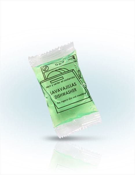 Liquid cleaner for the dishwasher in a 15ml sachet - 1000 units